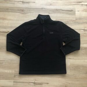 Timberland Black Zip Up Sweater with Sporty Design